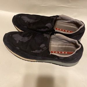 PRADA 3S 6094 MENS CAMO PRINT SHOES SIZE 38